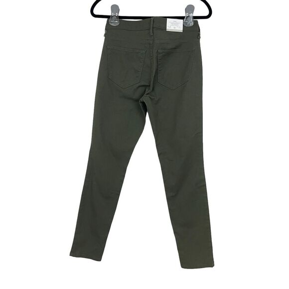 H&M Womens Size 26 Green Skinny Ankle Length Jeans New - Picture 3 of 6